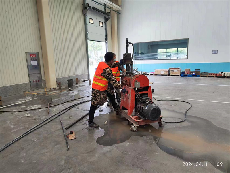 赣榆厂房地面下沉塌陷注浆加固施工